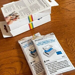 Polaroid 2x3” premium zink Paper 2 boxes with 20 sheets each (40 total)